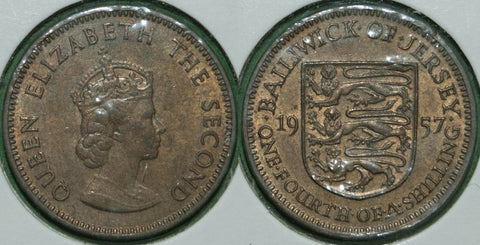Image of a Jersey 1957 threepence