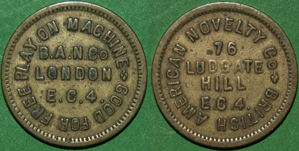 British American Novelty Co. Token