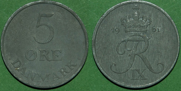 Denmark 1961 Five Ore