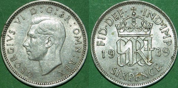 1939 Sixpence
