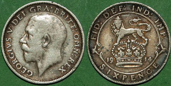 1914 Sixpence