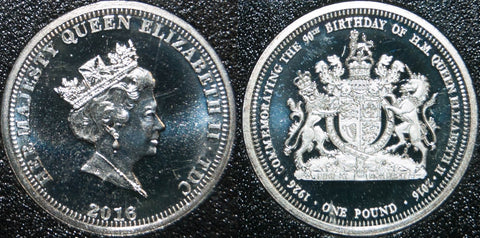 Image of a Tristan Da Cunha 2016 one pound coin