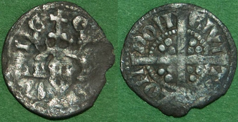 Image of an Edward the First farthing coin of London