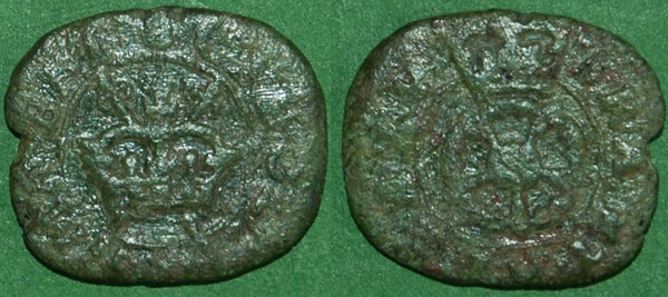 Image of a Charles the First  Rose farthing