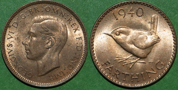 George the Sixth first issue farthing