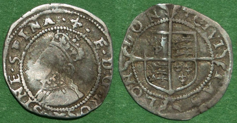 Image of an Elizabeth the First penny coin