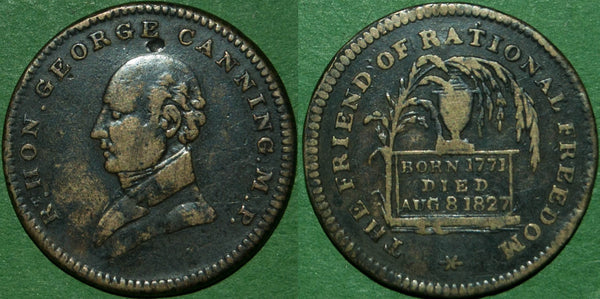 George Canning MP Commemorative Medallion