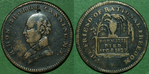 George Canning MP Commemorative Medallion