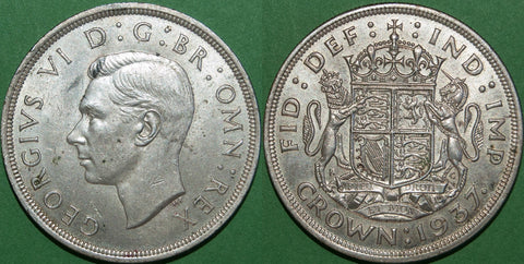 Image of a George the Sixth crown coin