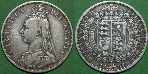 Image of a Victoria Jubilee Head halfcrown coin