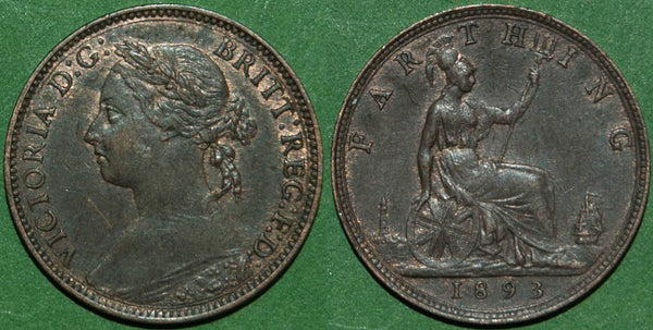 Image of a Victoria bun head farthing