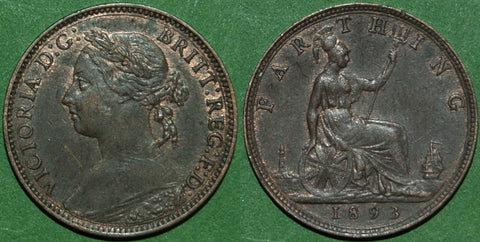 Image of a Victoria bun head farthing