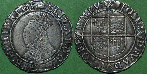 Image of an Elizabeth the First shilling coin