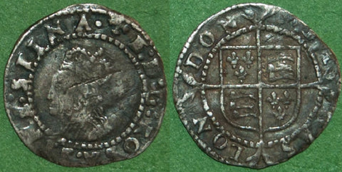 Image of an Elizabeth the First second issue penny