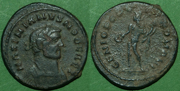 Image of a Galerius follis coin of London
