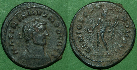 Image of a Galerius follis coin of London