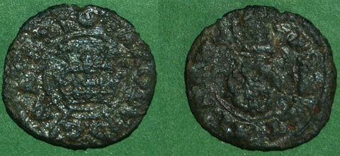 Image of a Charles the First rose farthing