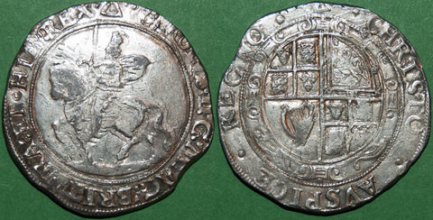 Image of a Charles the First halfcrown