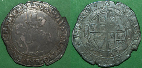 Image of a Charles the First Tower Mint halfcrown