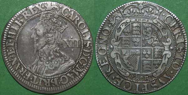 Image of a Charles I York shilling