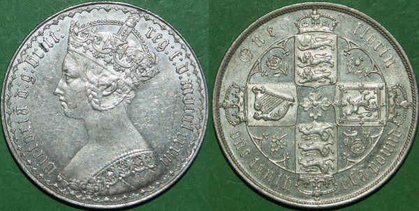 Image of a Victoria Gothic florin