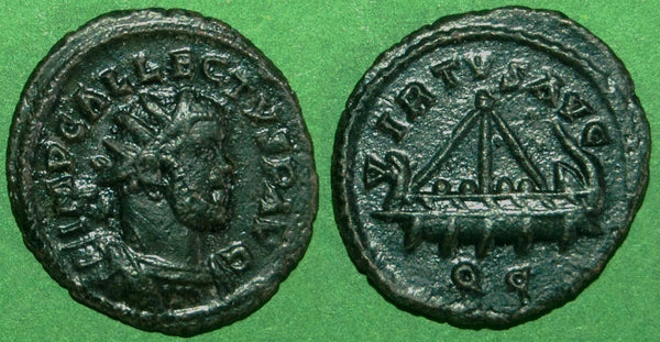 Image of a Roman Allectus quinarius 