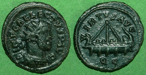 Image of a Roman Allectus quinarius 