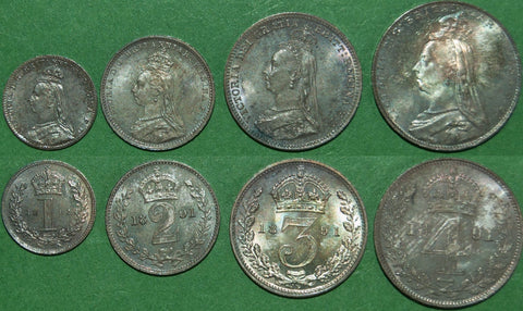 A Victoria Jubilee Head Maundy Set