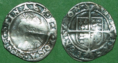 Elizabeth I Penny, mm. Martlet