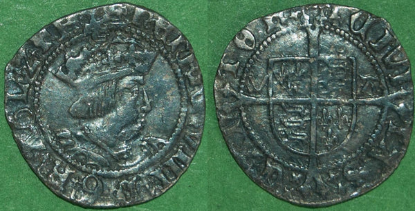 Henry VIII Halfgroat, Archbishop Warham, Canterbury