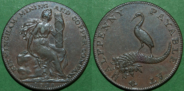 Birmingham Mining and Copper Company halfpenny token