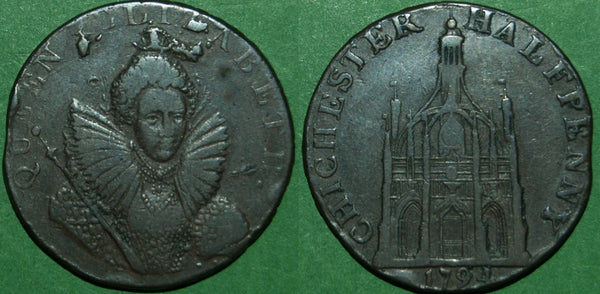Chichester 1794 halfpenny token