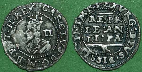 Charles the First Bristol mint halfgroat