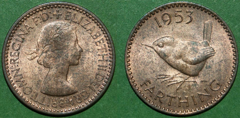 Elizabeth the Second first issue farthing