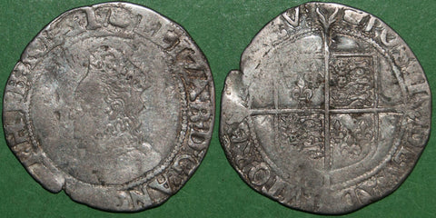 Elizabeth the First sixth issue shilling with mintmark woolpack