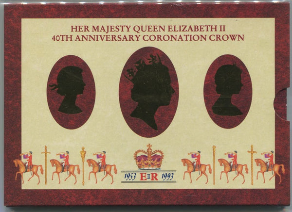 1993 five pounds commemorative coin in presentation pack