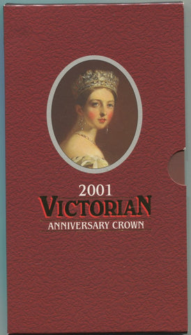 2001 commemorative crown coin in presentation pack
