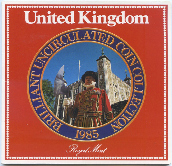1985 Royal Mint Uncirculated Coins set