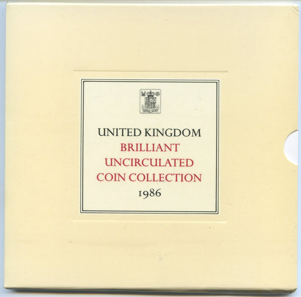 1986 Royal Mint Uncirculated Coins set