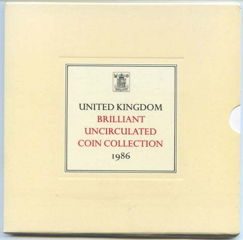 1986 Royal Mint Uncirculated Coins set