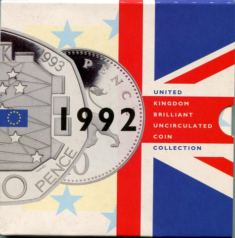 1992 United Kingdom Brilliant Uncirculated Coin Collection