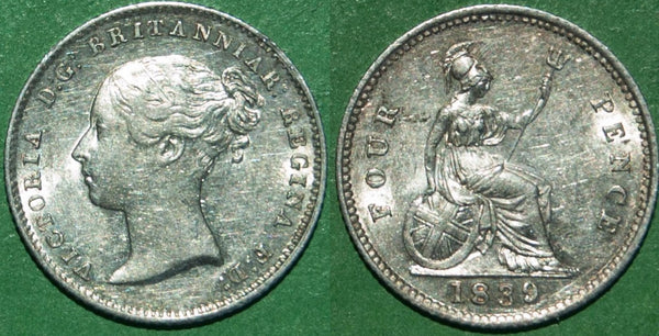 Victoria 1839 groat