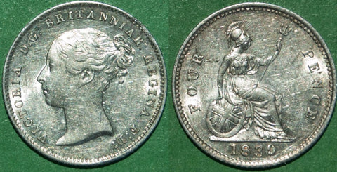 Victoria 1839 groat