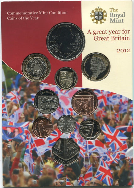 2012 United Kingdom Brilliant Uncirculated Coin Collection