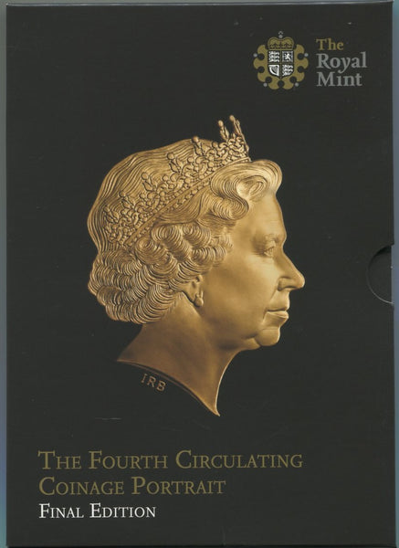 2015 Royal Mint Fourth Circulating Coinage Portrait, Final Edition Set presentation pack