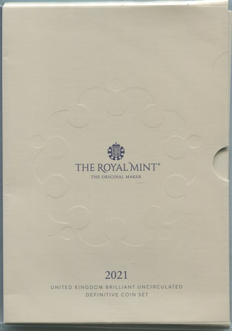 2021 Brilliant Uncirculated Definitive Coin Set presentation pack