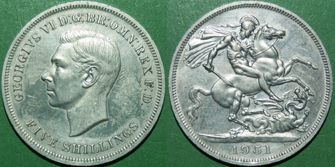 George the Sixth 1951 Festival of Britain crown