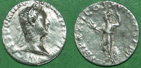 A denarius of Domitian.