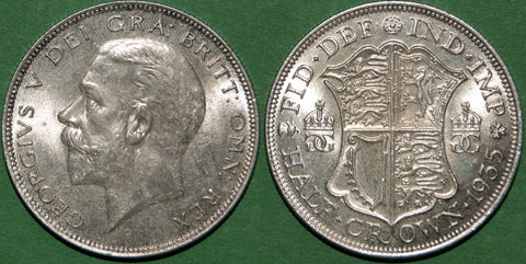 George the fifth 1935 halfcrown in uncirculated condition