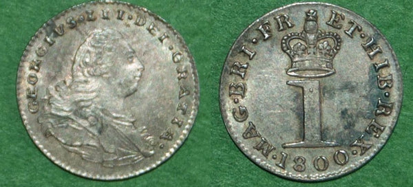 Picture of an 1800 silver penny. 